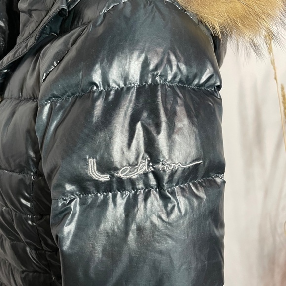 Lole Katie L Edition Long Coat Real Fur Parka - Picture 8 of 16